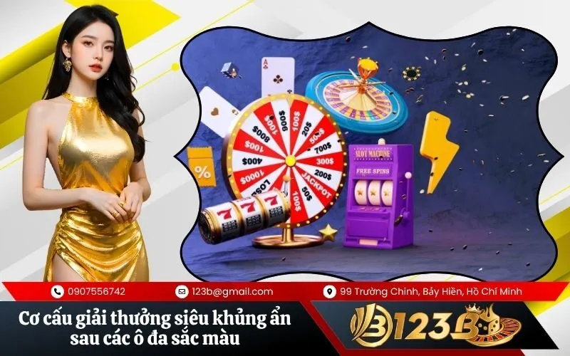 Cơ cấu giải thưởng siêu khủng ẩn sau các ô đa sắc màu